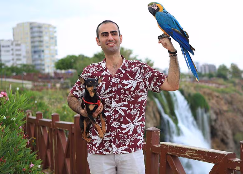 ugur-dog-parrot