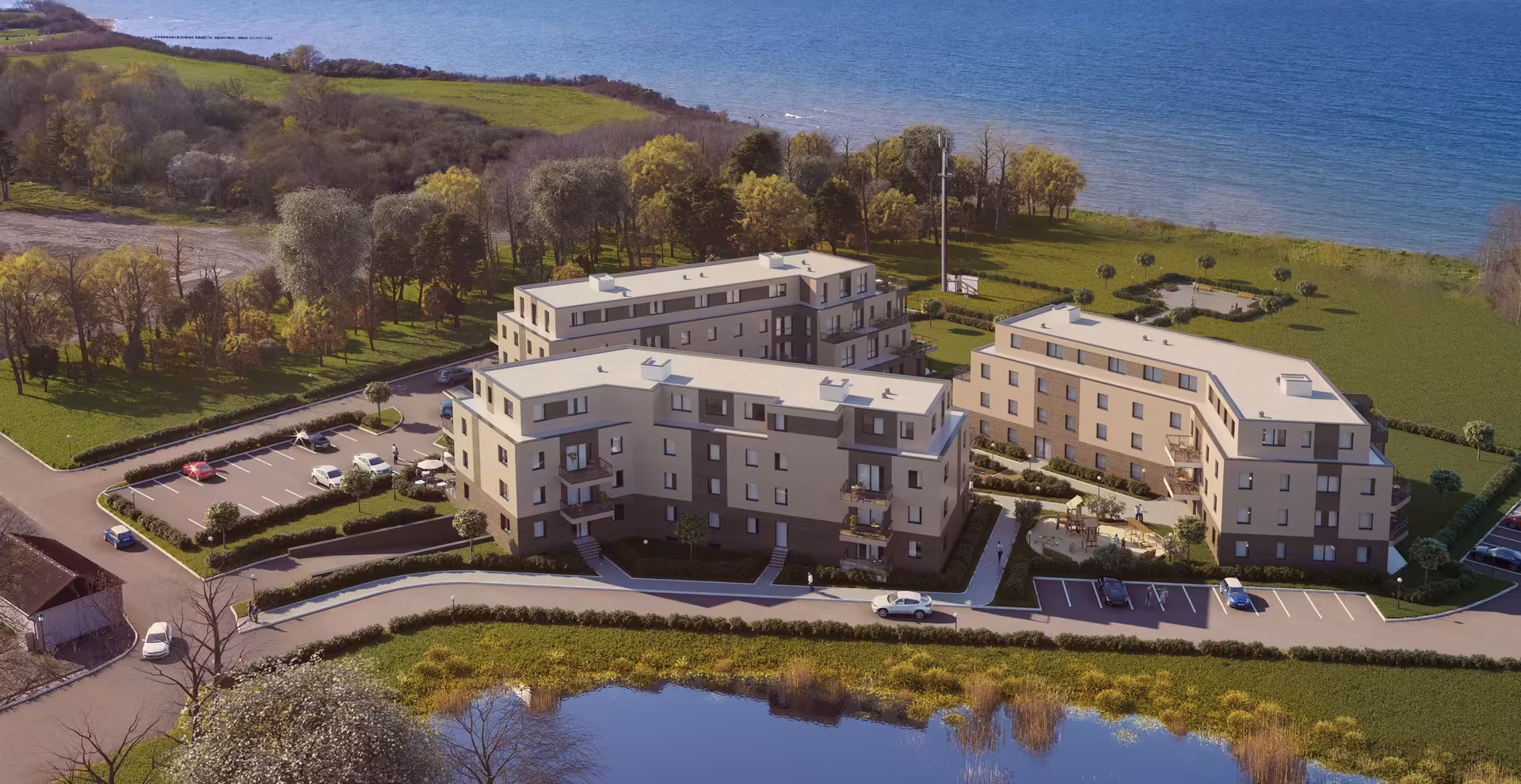 3D-Visualisierung Architektur - Radio Rügen in Glowe