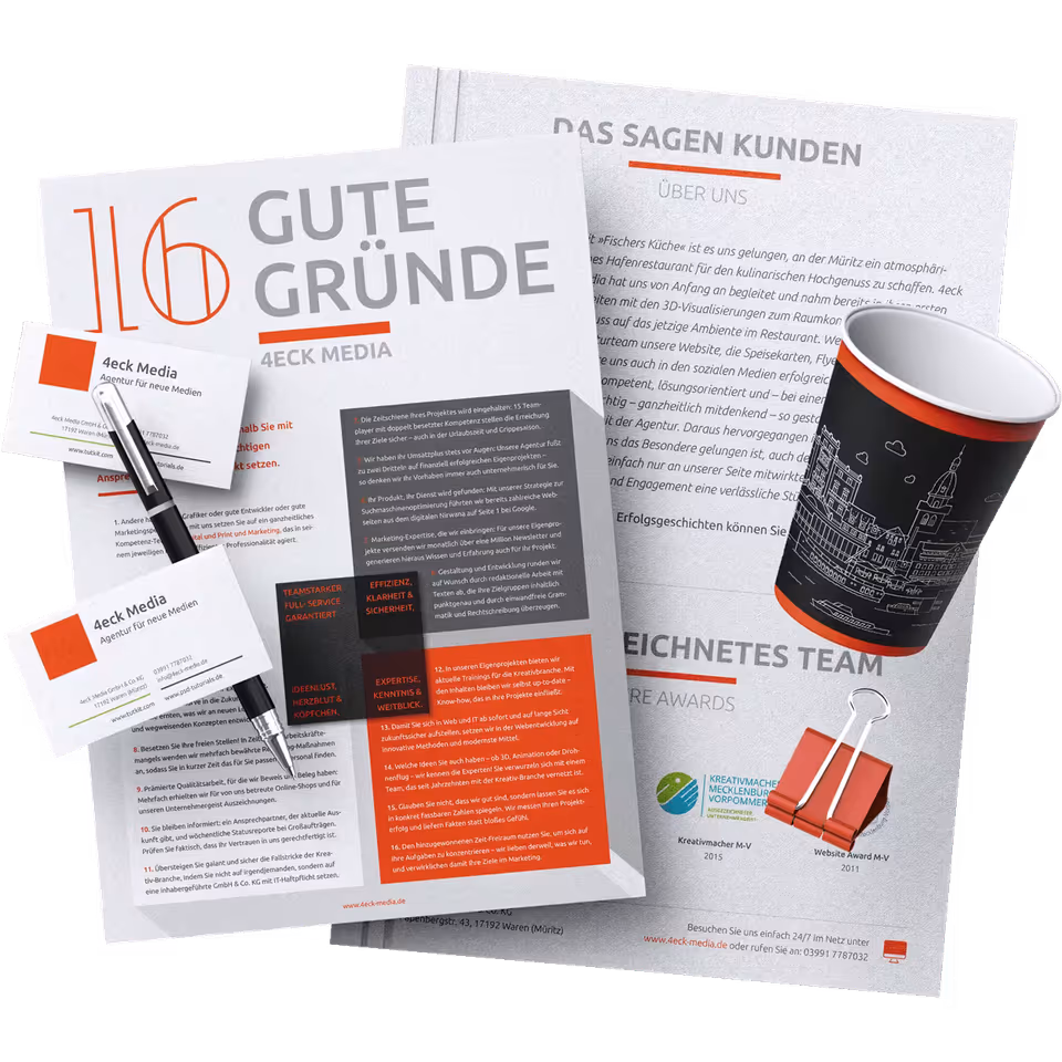 Kernkompetenz: Kreation & Design