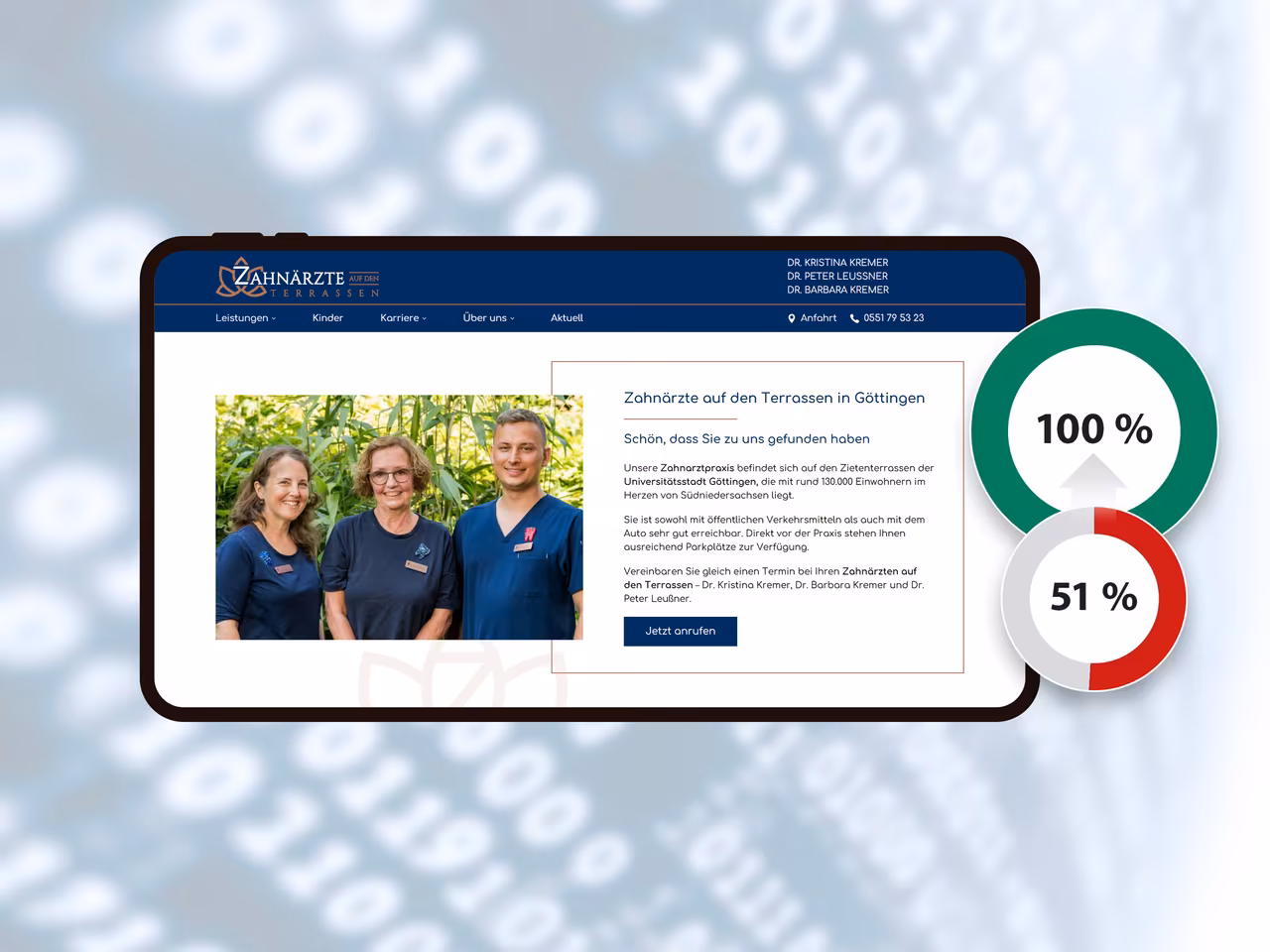 Barrierefreiheit für Zahnarztpraxis