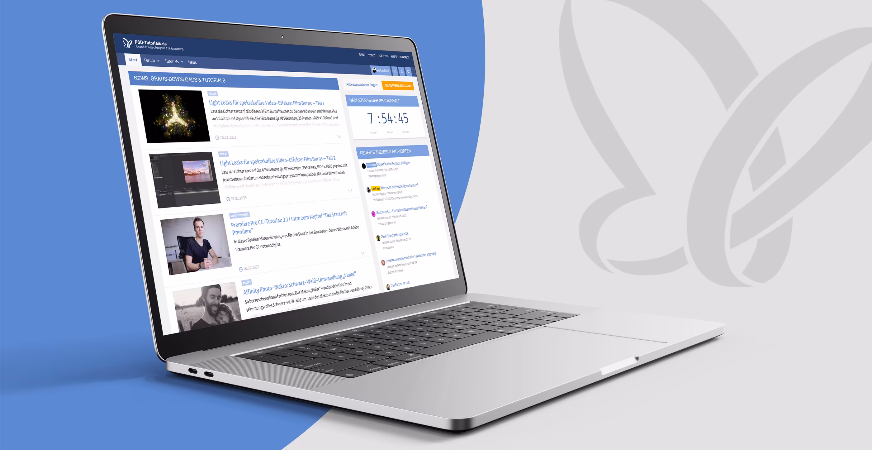 Image of digital agency competence development website PSD tutorials