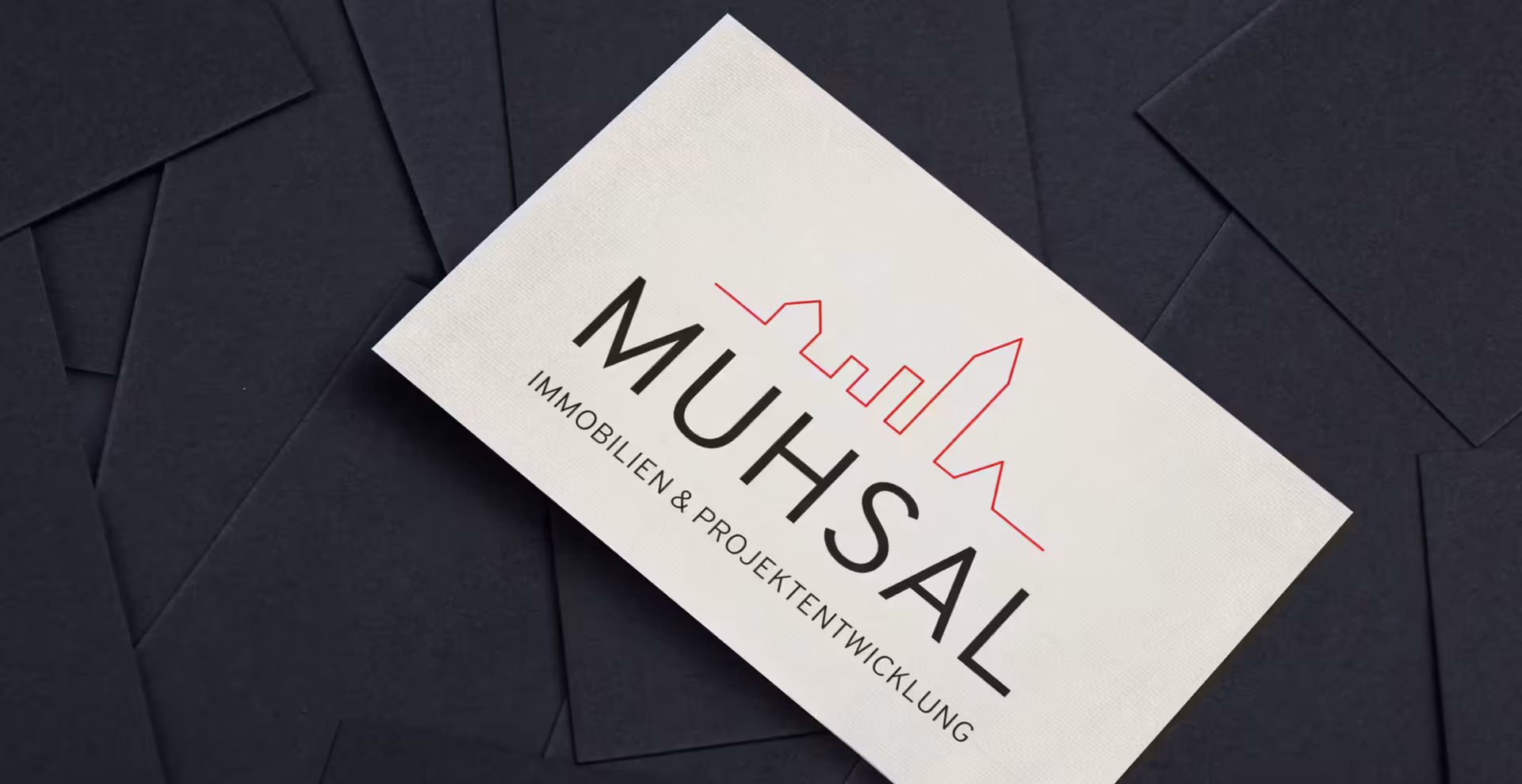 Entwicklung der Corporate Identity für Muhsal Immobilien