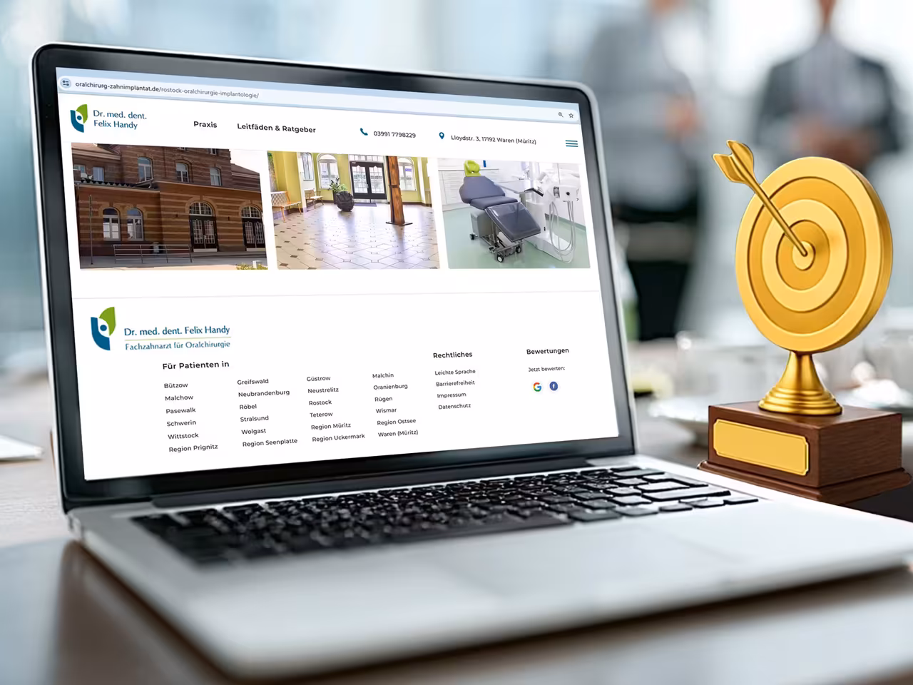 Local SEO Landing Page Gestaltung - regionale Seiten als separate Pages oder Footer-Integration