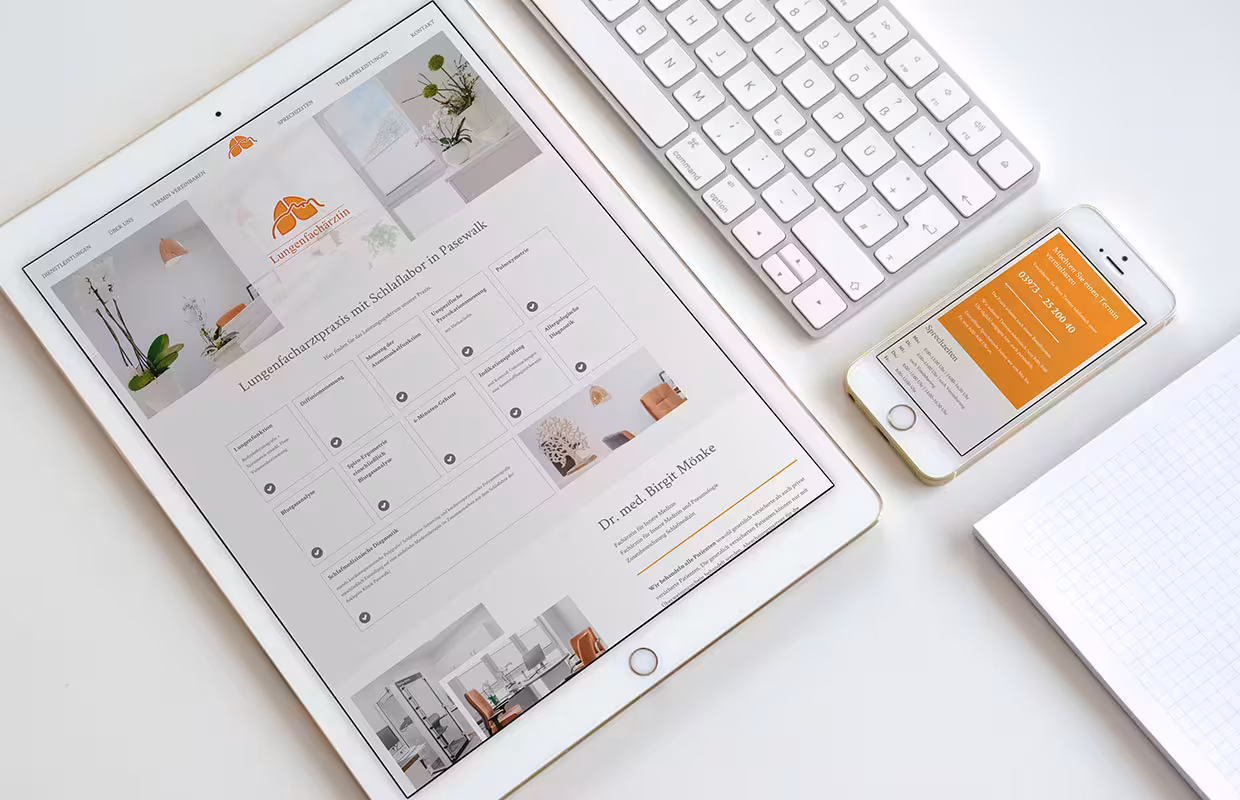 Corporate Design für Göttinger Lungenarztpraxis