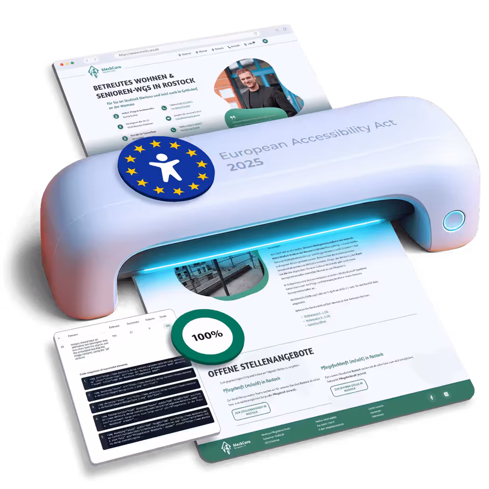 Webdesign-Agentur für die Barrierefreiheit Ihrer Websites