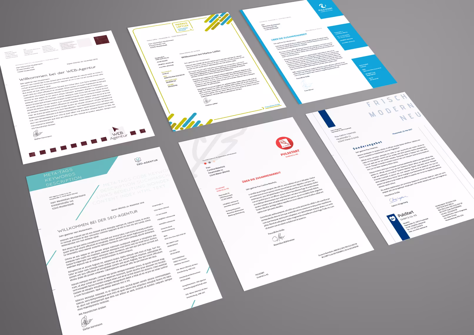 Letterhead templates for download
