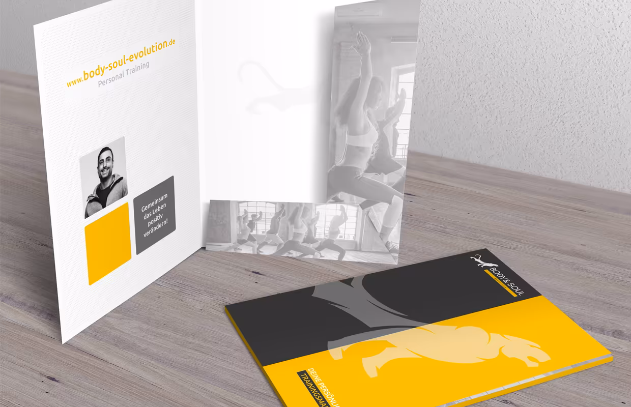 A4 folder for personal trainers