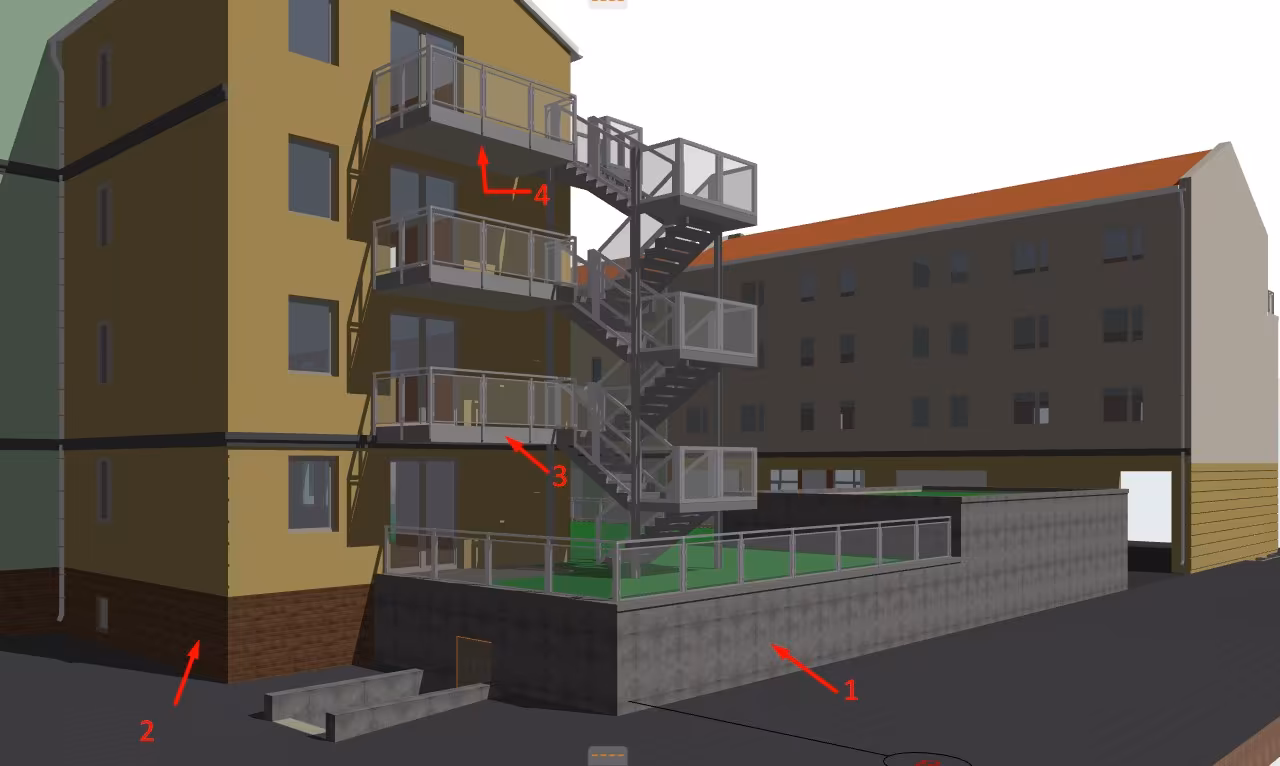 3D Renderings for Architecture "Quarter 18"