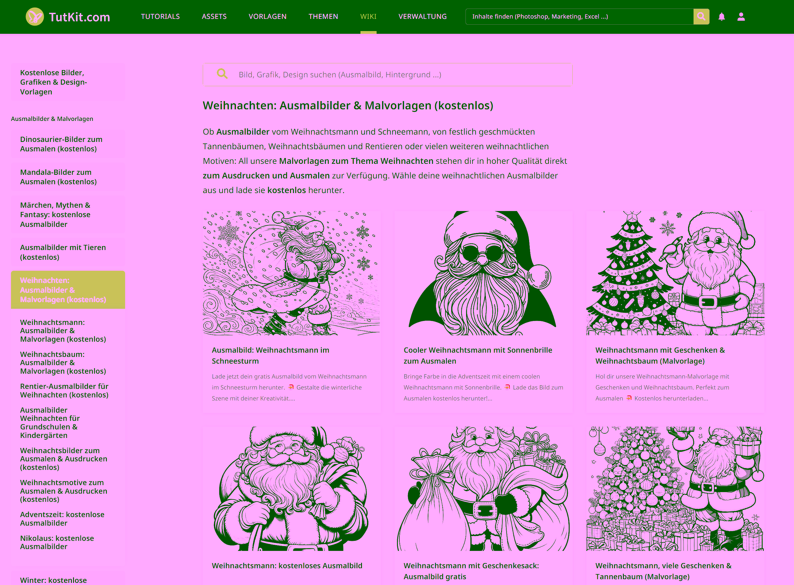 Coloring pages at TutKit.com