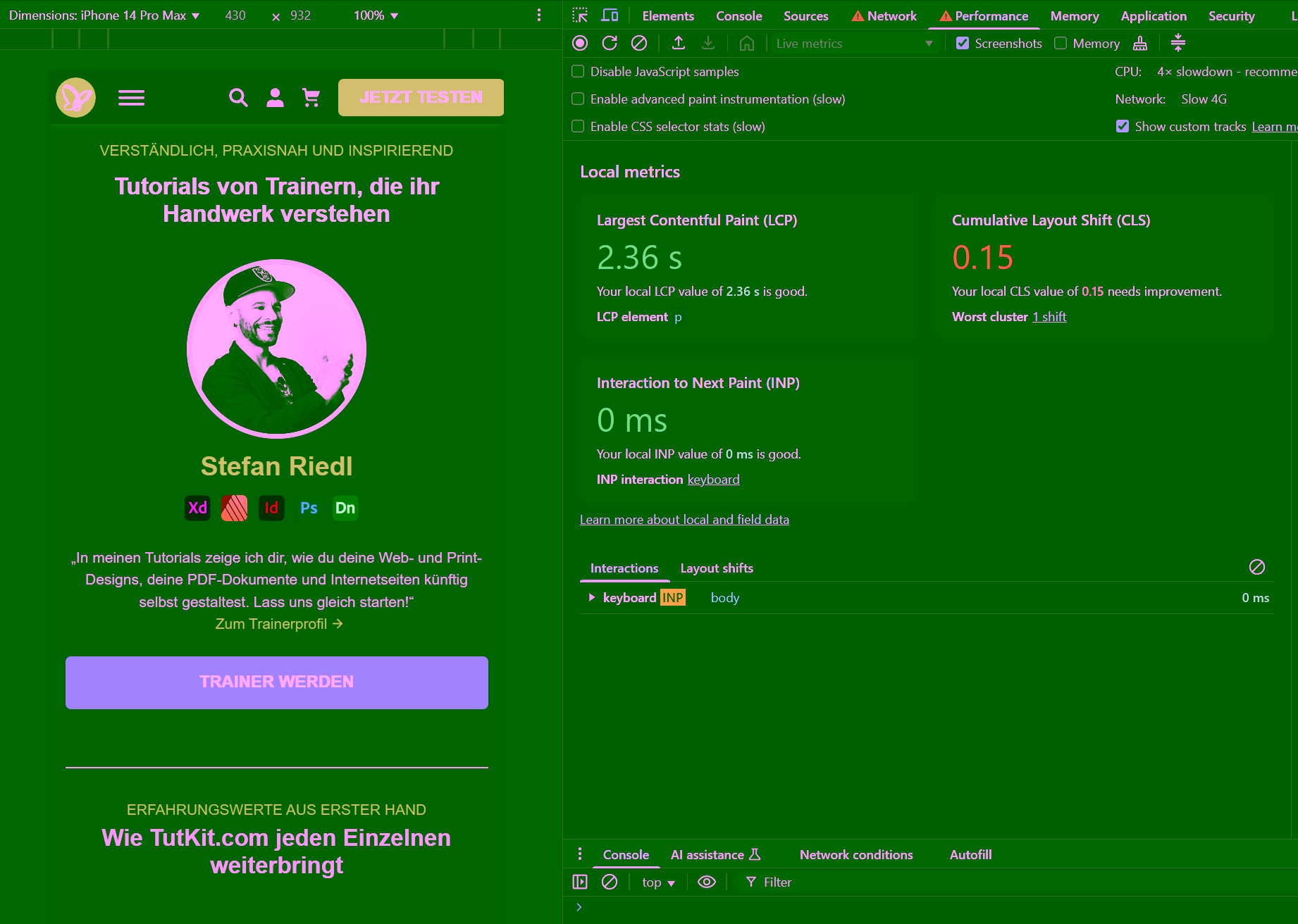 Layout Shift Throttling