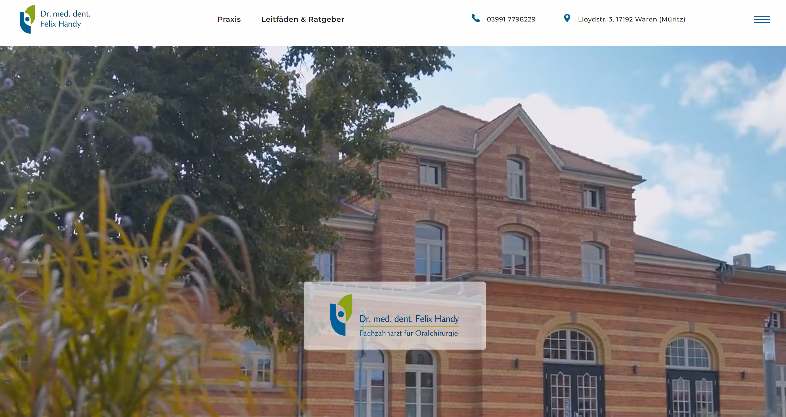 Call-to-Action on the website