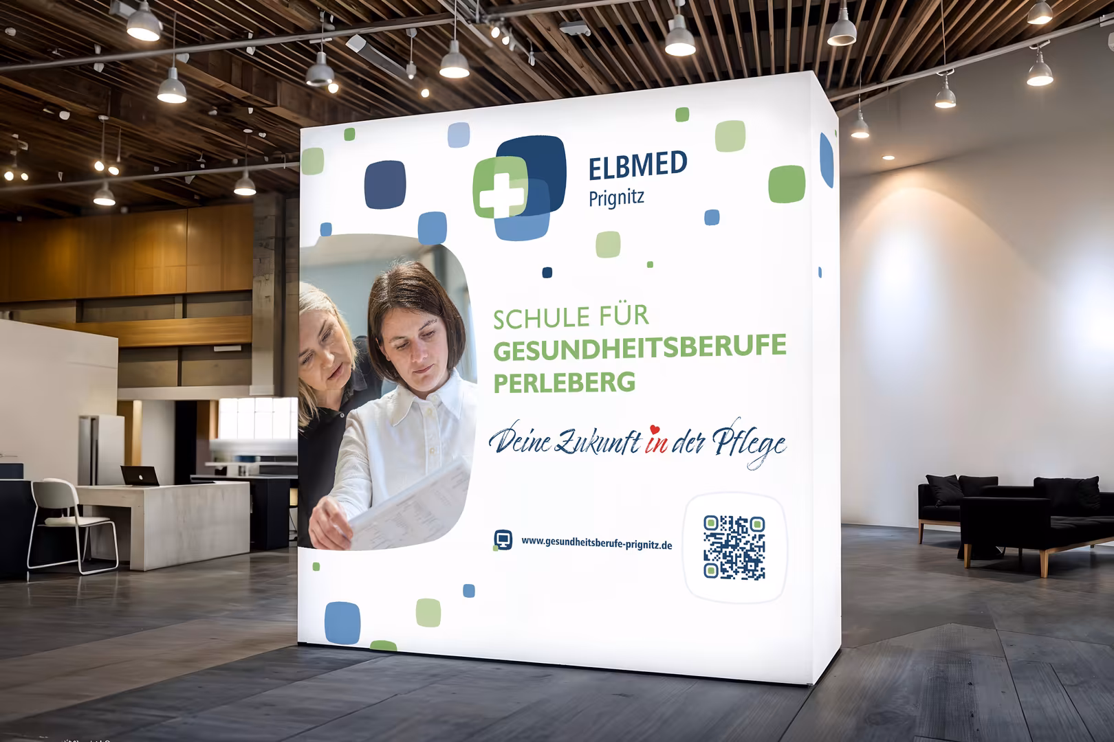 Messewand für ELBMED
