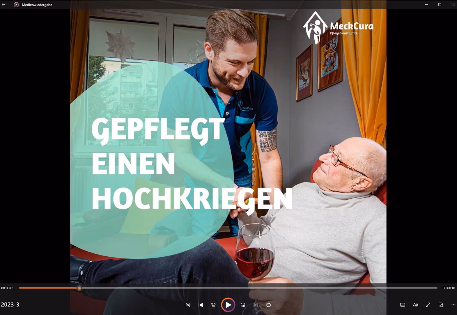 Animierte Stellenanzeige