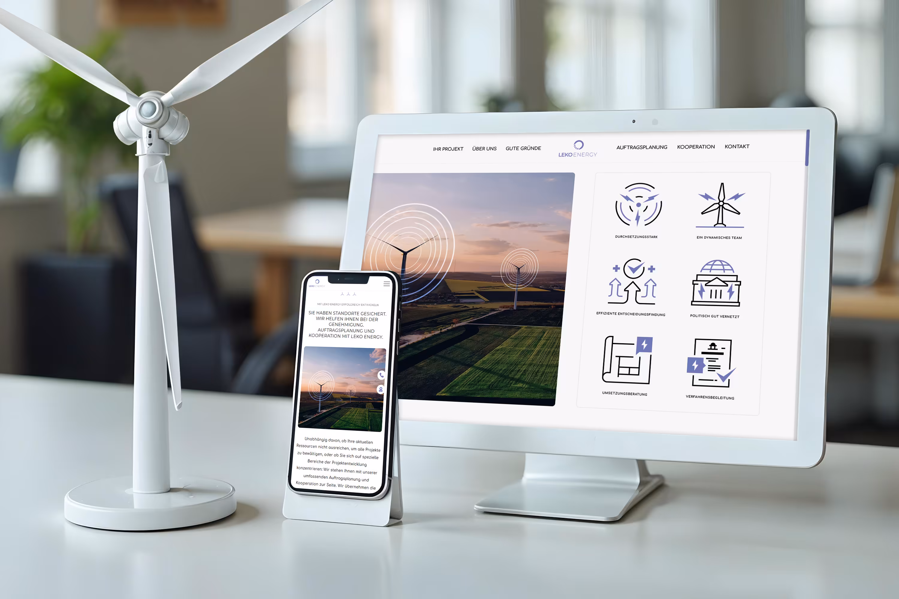 Renewable Energy: Icons for Website