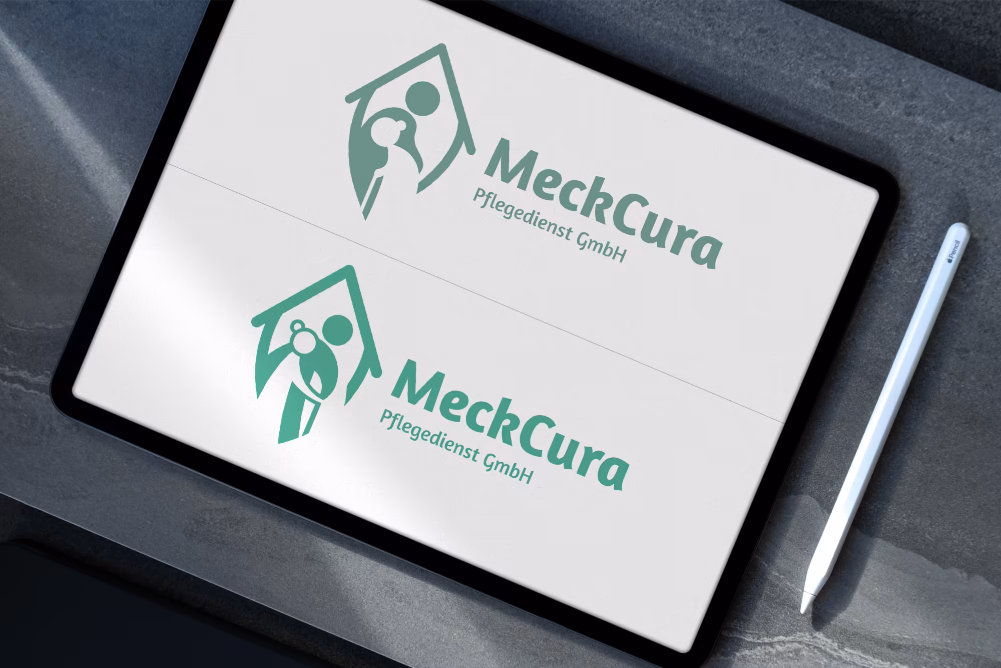 Logo relaunch for the care service MeckCura