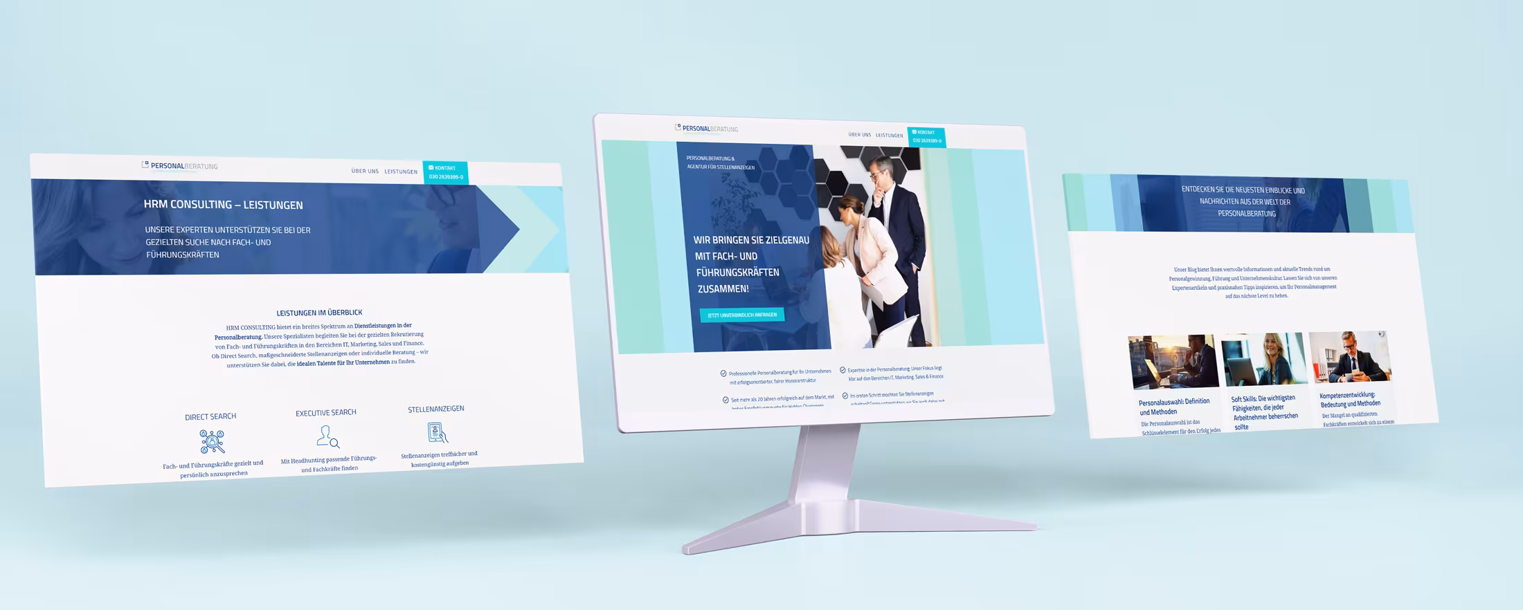 Relaunch for Recruitment Consulting Website