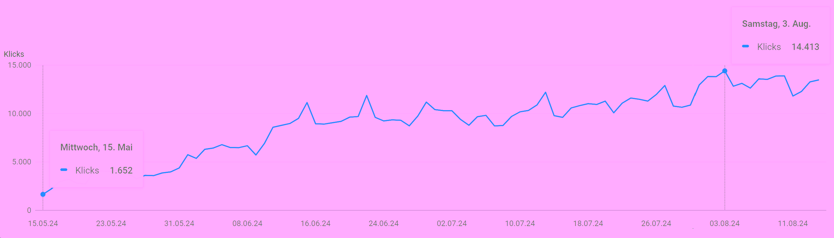 Visibility multiplied thanks to SEO strategy