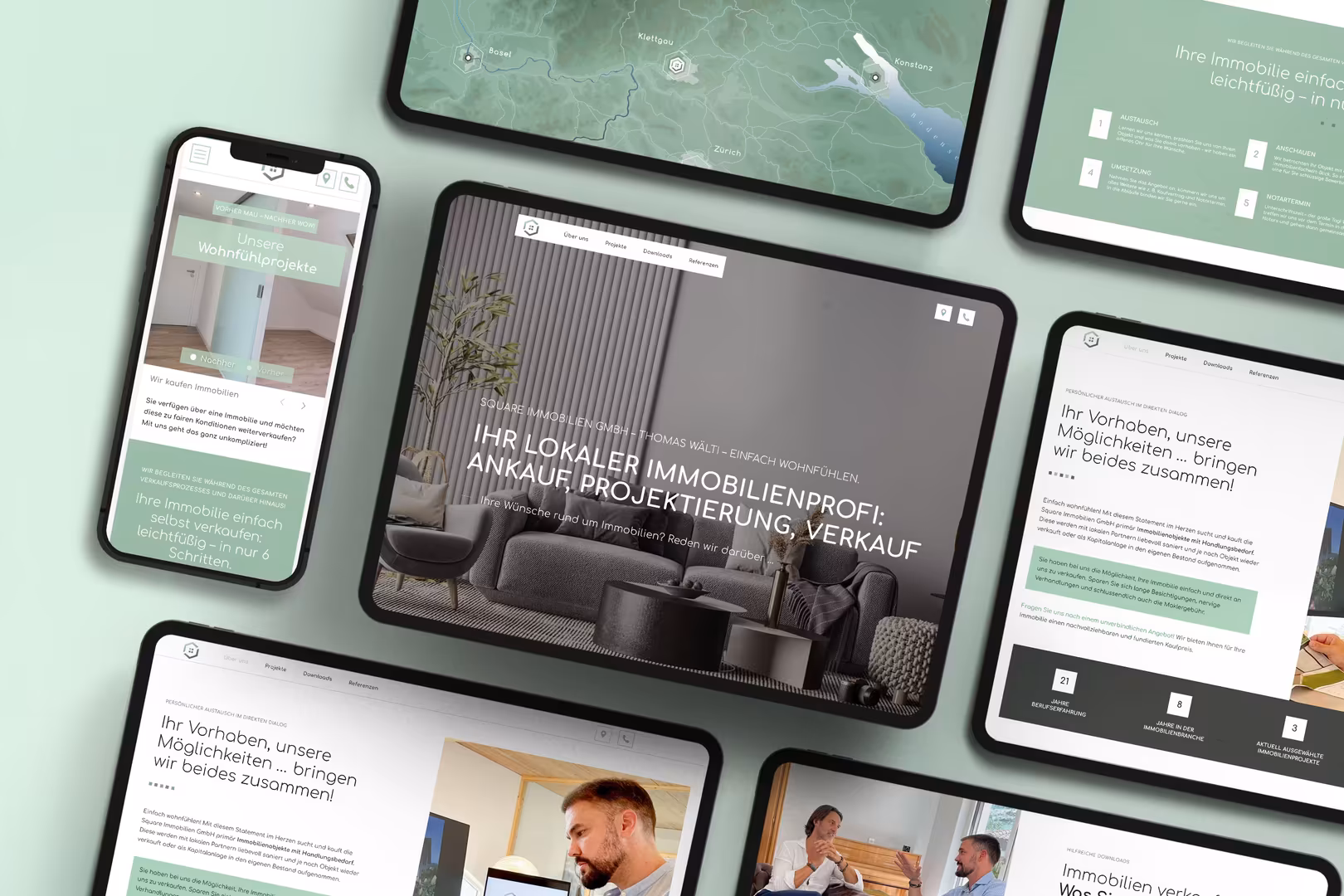 Modern web design for real estate companies