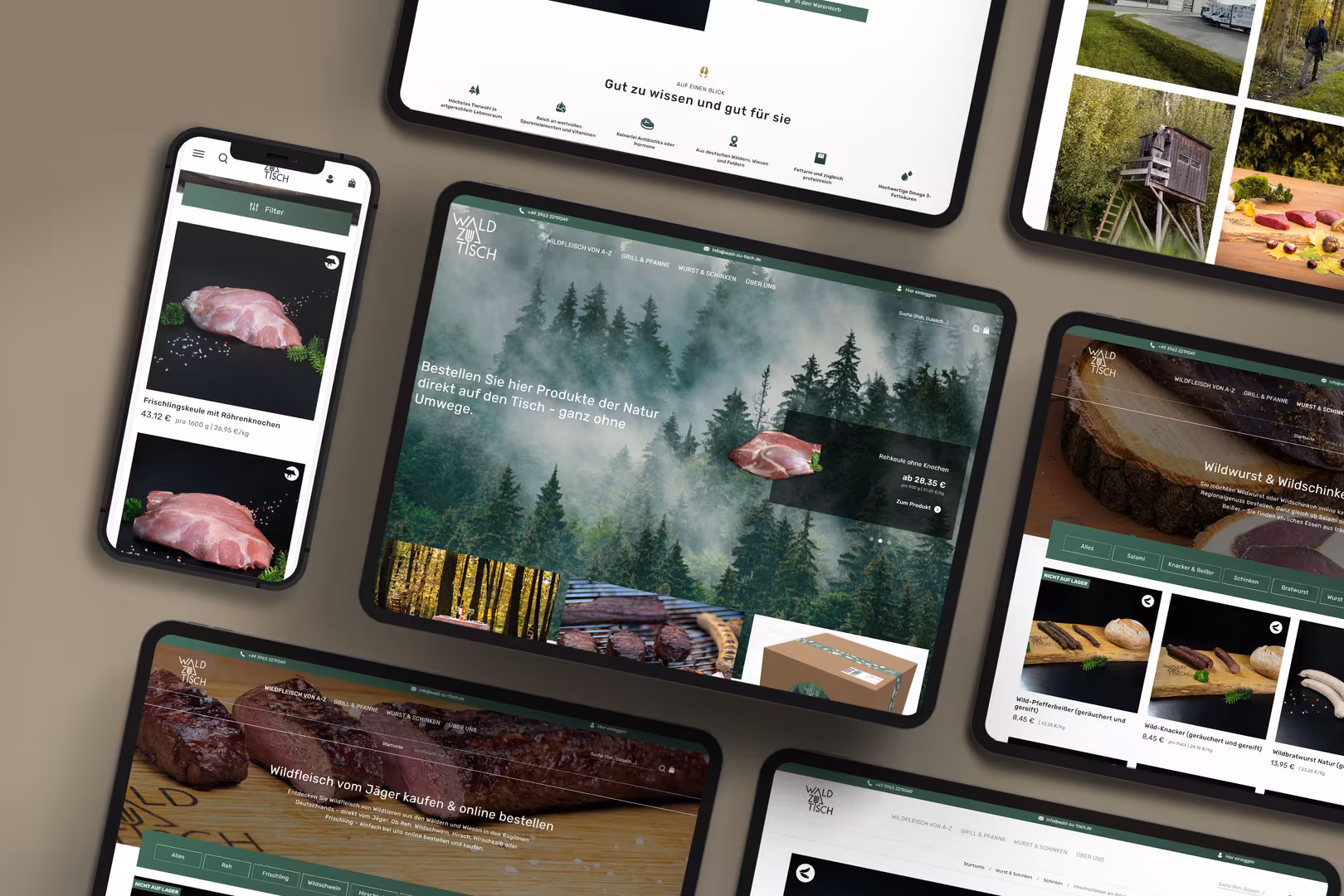 Wald zu Tisch: Online-Shop für Wildfleisch