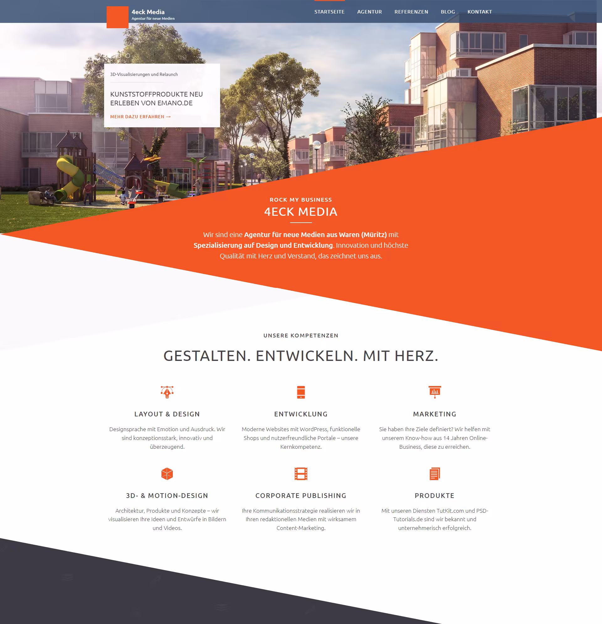 Agency website from 2016 to 2023