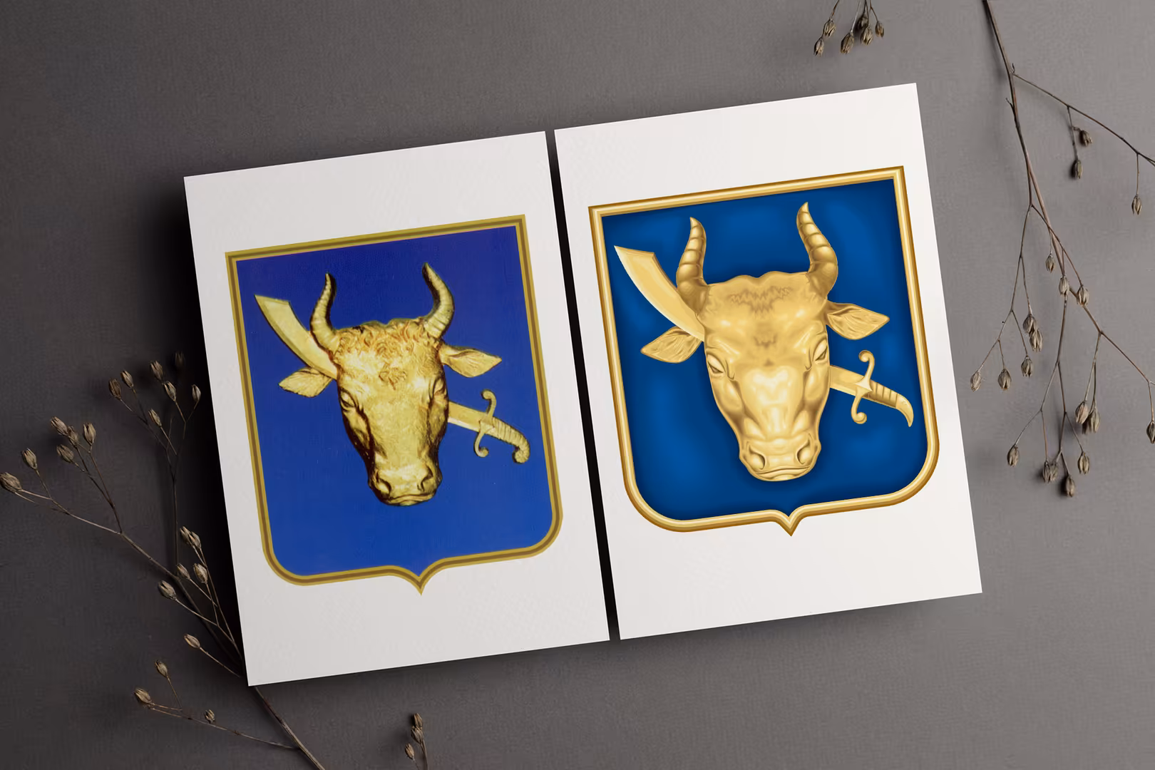 Digitalisierung / Vektorisierung Stadtwappen