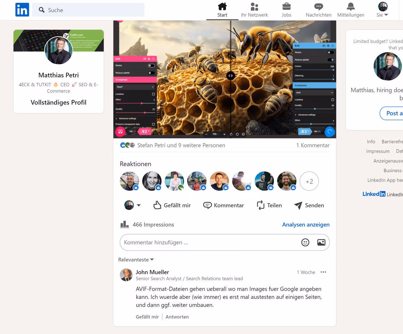 AVIF von Google unterstützt