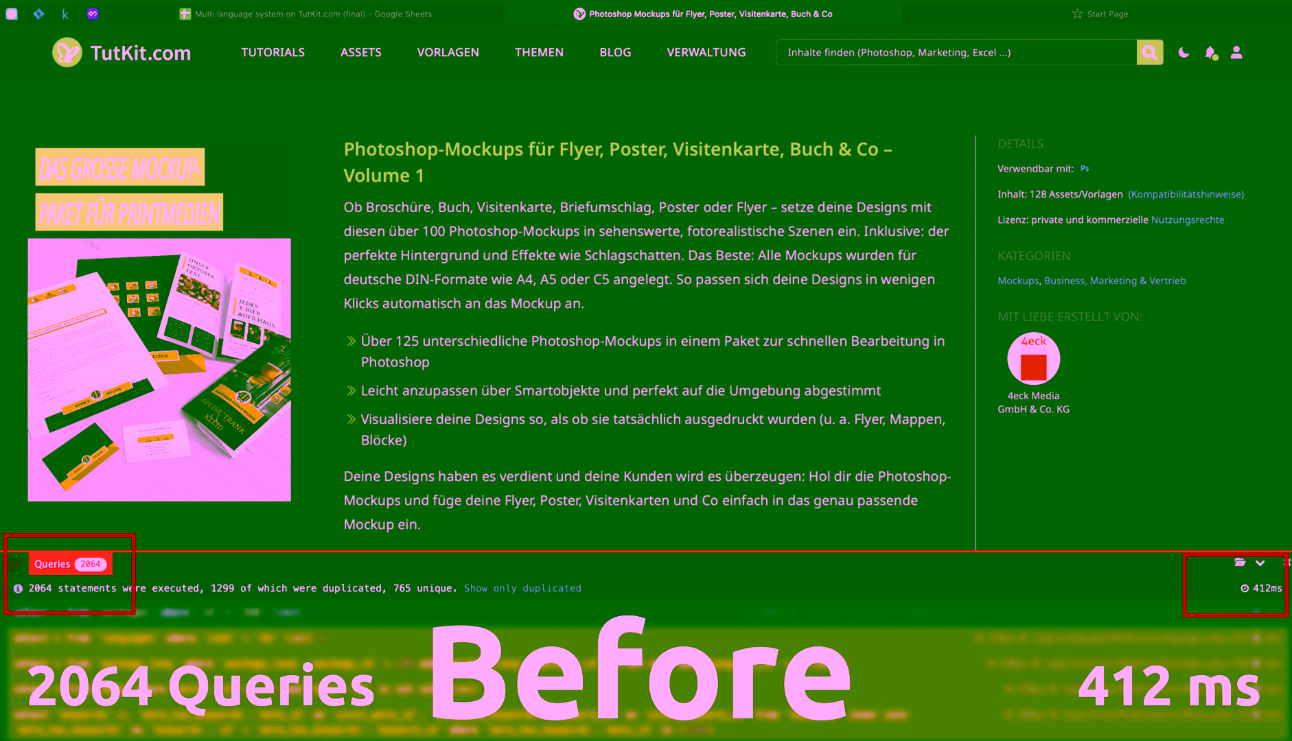 Datenbankoptimierung und Datenbankabfragenreduzierung