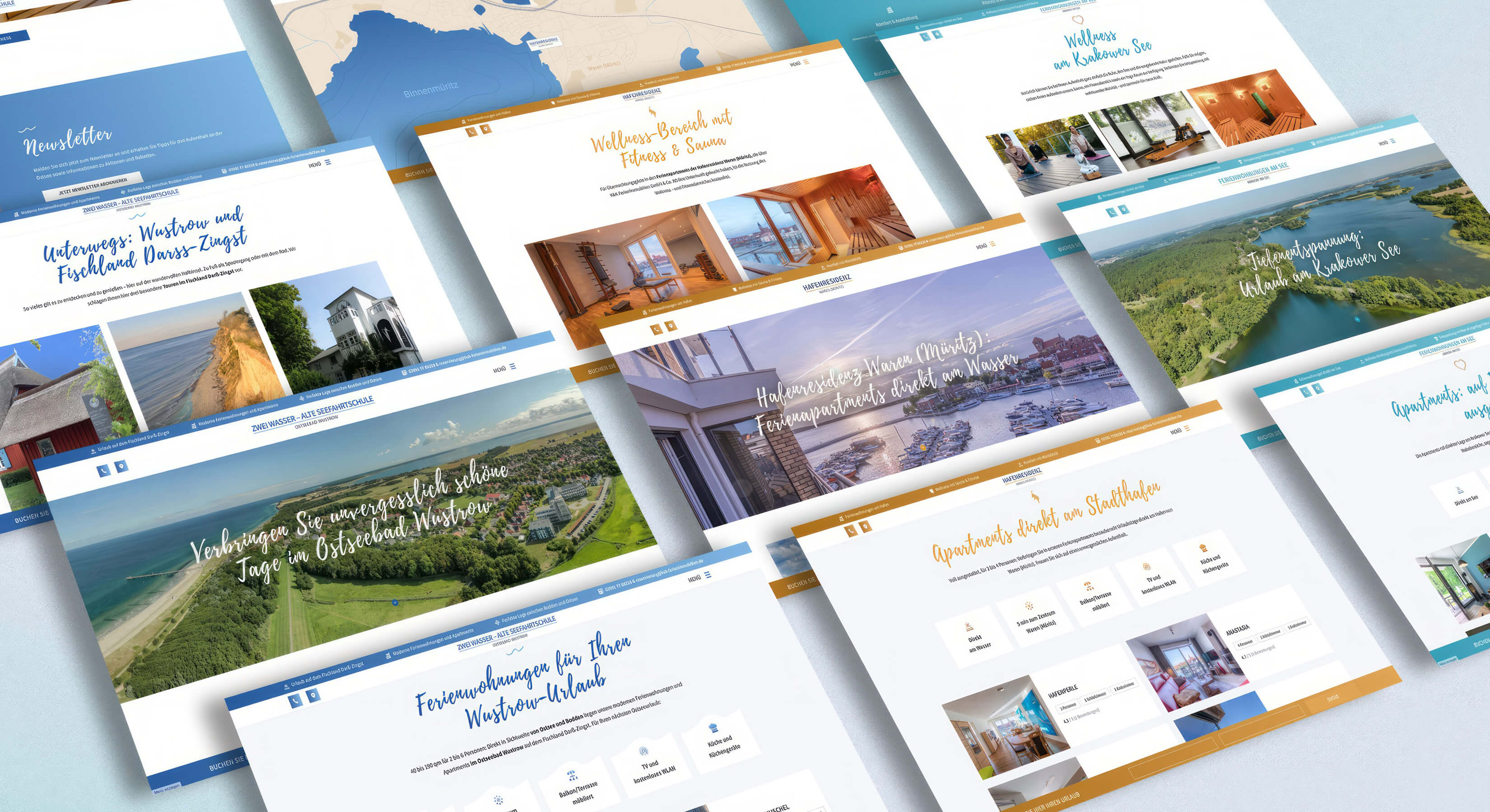 MultiSite-System mit WordPress mit API-Anbindung an Buchungssystem von DS Destination Solution