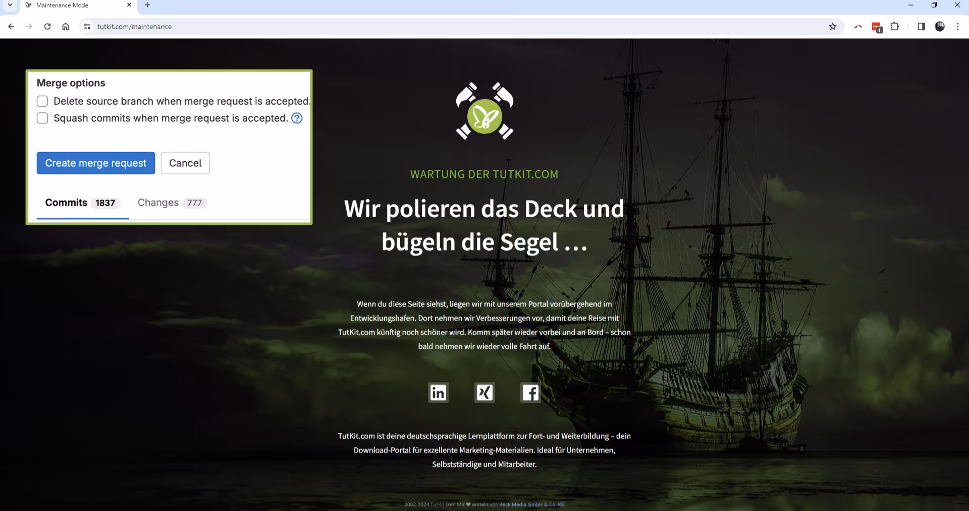 Commits in Merge for Multilingualism